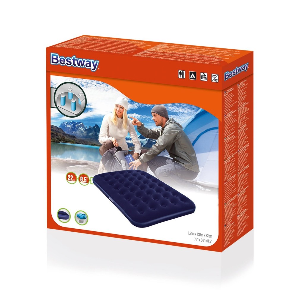 Bestway Materasso letto matrimoniale gonfiabile airbed FiberTech Be