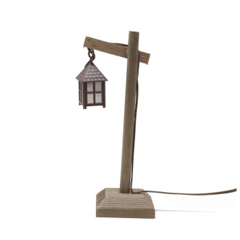 Lampione Luce Presepe con Piedistallo