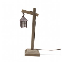 Lampione Luce Presepe con Piedistallo