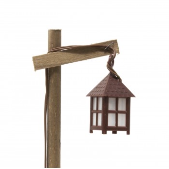 Lampione Luce Presepe con Piedistallo