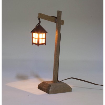 Lampione Luce Presepe con Piedistallo