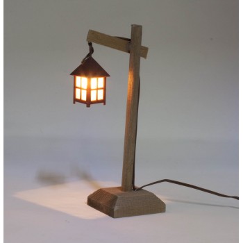 Lampione Luce Presepe con Piedistallo