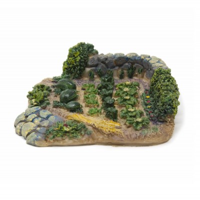 Orto 10x9,5x3 cm Miniature per Presepe in Resina - 11274