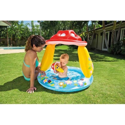 Piscina Baby Gonfiabile Con Fungo Parasole Per Bambini 57114