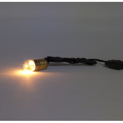 Lampadina per Presepe Luce Bianca 3,5 V Lunghezza filo cm 50 - Rossi Rosa 10391