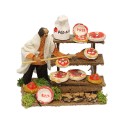 Personaggi Statuina per Presepe in Terracotta Banchetto Pizzaiolo 79158