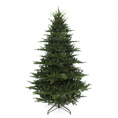 Albero di Natale TRENTINO 240 cm Abete con Rami in PE+PVC Effetto Reale