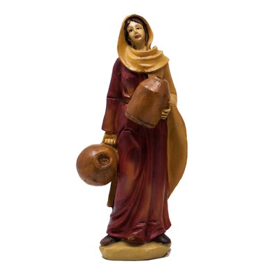 Pastore Singolo in Resina 20 cm per Presepe "Donna con Brocche" - 41911/H