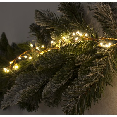 240 Micro Led Bianco Caldo Catena Luminosa
