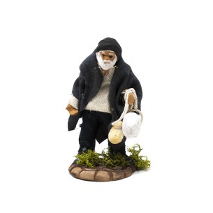 Statuine per presepe Statuine in terracotta Caltagirone 4 Pastori 10 cm 2