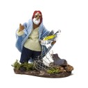 Statuine per presepe Statuine in terracotta Caltagirone 4 Pastori 10 cm - 79142