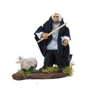 Statuine per presepe Statuine in terracotta Caltagirone 4 Pastori 10 cm - 79142 2