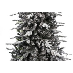 Albero di Natale ELEGANT con Neve 240 cm Albero Innevato con Rami in PE + PVC