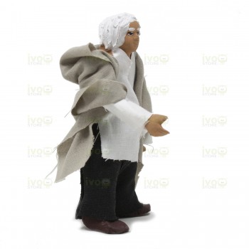 Statuina per Presepe Snodo braccia per Movimento attivo in Terracotta 10 cm