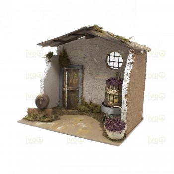 Bottega Osteria per Presepe 20 x 14 x 18 cm