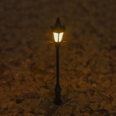 Lampione in Ferro con Luce 3 V 0,06 W Accessori Presepe