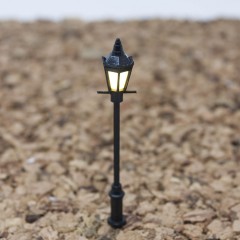 Lampione in Ferro con Luce 3 V 0,06 W Accessori Presepe
