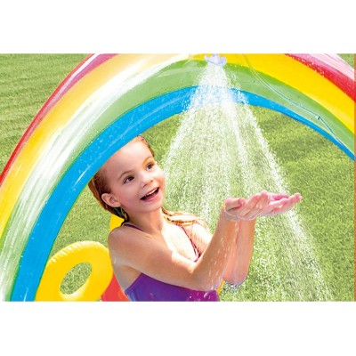 Gioco Gonfiabile da Giardino per Bambini Play Center con Scivolo INTEX 57453