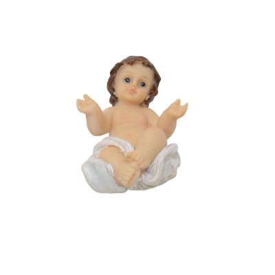 Gesù Bambino Statuetta Resina 10 cm - 42435