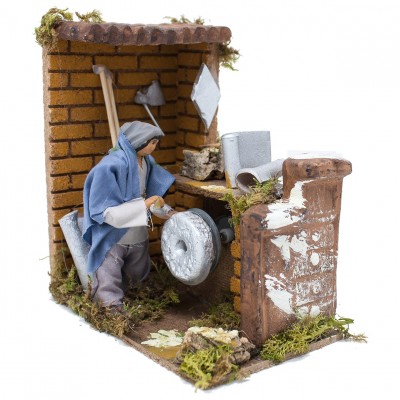 Pastore per Presepe in Movimento 14x9 cm L'Arrotino 79031