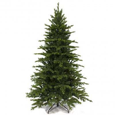 Albero di Natale in PE effetto realistico 210 cm Bristol Flora