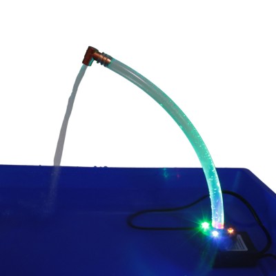 Motorino Pompa per Acqua Fontana Presepe 3W con Luci Led Colorate