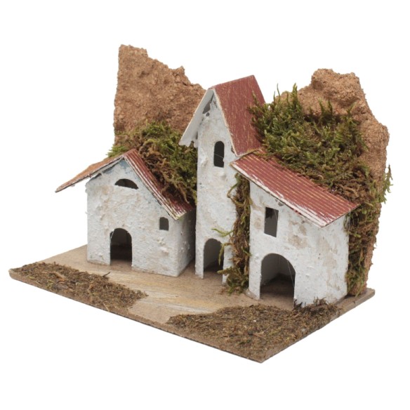 Case in sughero Presepe 6 Modelli 15x10 cm 85440