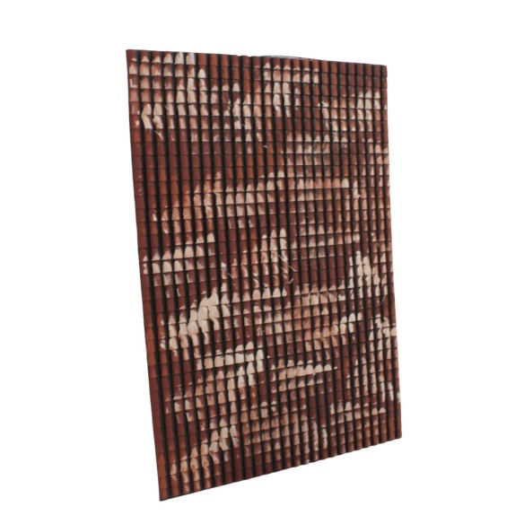 Pannello Tegole Grandi Invecchiate per Presepe 70x50 cm 10619
