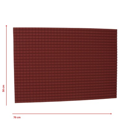 Pannello Tegole Grandi Rosse per Presepe 70x50 cm RR86575