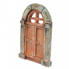 Portone in Resina H 10 x 7 x 1,5 cm per Presepe - RR11842
