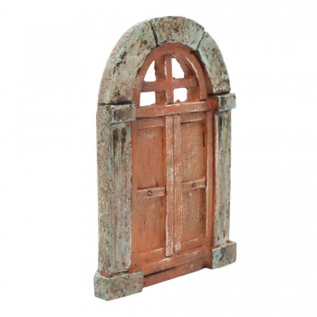 Portone in Resina H 10 x 7 x 1,5 cm per Presepe - RR11842