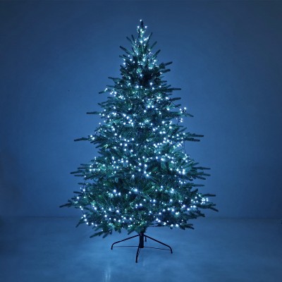 Albero di Natale Trentino 180 cm con Luci Bianco Freddo