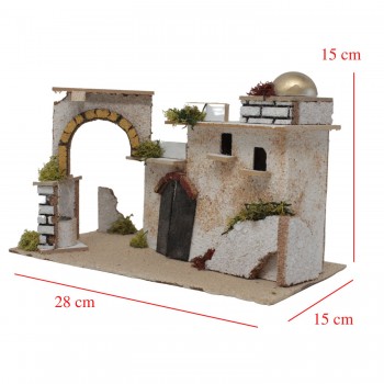 Casa Stile Arabo per Presepe 28x15x15 cm - 11245/A