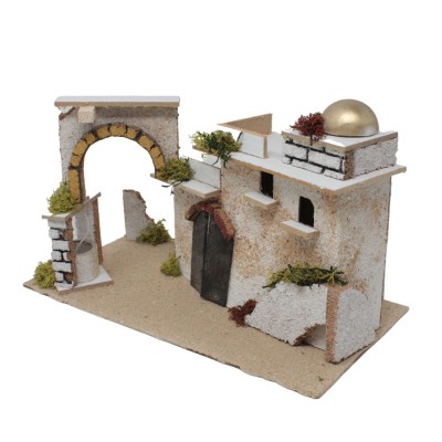 Casa Stile Arabo per Presepe 28x15x15 cm - 11245/A