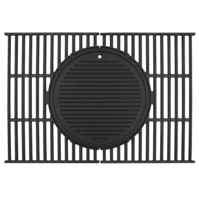 Piastra in Ghisa Rotonda Doppio Lato Barbecue 30 cm GRILL FLEX 87831