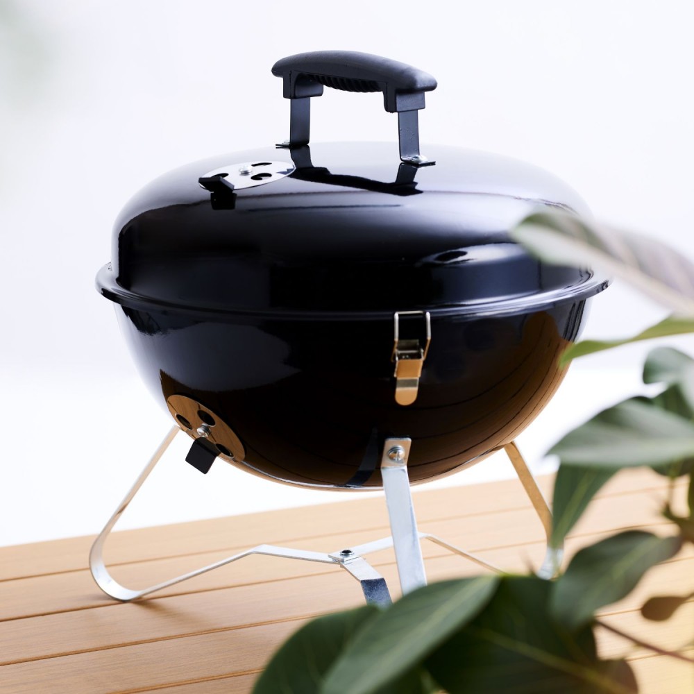 Barbecue a Carbone Portatile 37 cm Kettle Piccolo da Viaggio Dangrill