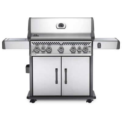 Barbecue a gas Napoleon RSE625RSIB 7 Bruciatori Griglie Inox