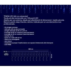 Tenda LED Luci Fisse 360 cm 41144