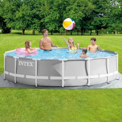 Piscina fuori terra Intex Prisma Frame rotonda da esterno