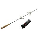 Spiedo Universale Girarrosto a Batterie con due Forche 7164