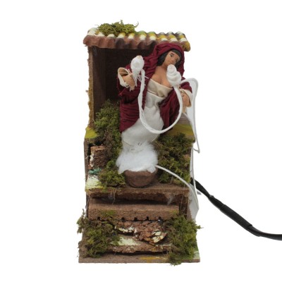 Pastore per Presepe in Movimento 14 cm x 9 cm La Filatrice 79028