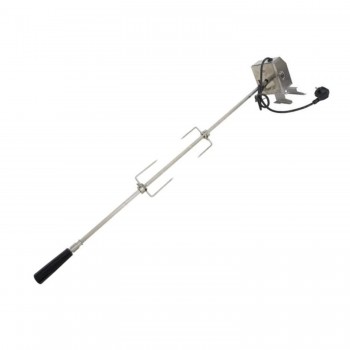 Girarrosto Elettrico per Barbecue in Acciaio Inox