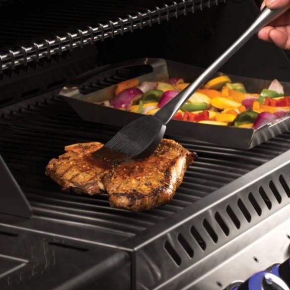 Set Napoleon Spatola, Pinze e Pennello da Imbastitura per Barbecue
