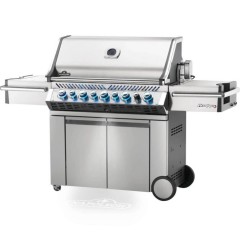 Barbecue a gas Napoleon Pro665RSIB 8 Bruciatori Griglie Inox