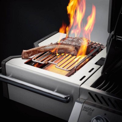 Barbecue a gas Napoleon Pro665RSIB 8 Bruciatori Griglie Inox