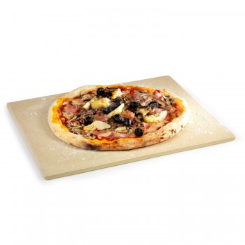 Teglia per Pizza in Ceramica Refrattaria 43x35 cm Barbecook