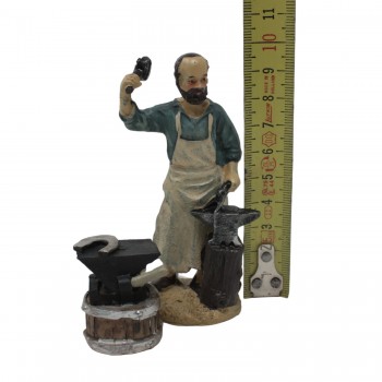Set 3 Miniature per Presepe in Resina Incudine, Sacco Farina e Tavolo 48214