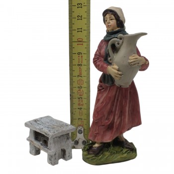 Set 3 Miniature per Presepe in Resina Incudine, Sacco Farina e Tavolo 48214