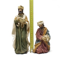 Natività in Resina Completa da 25 cm Set 9 pezzi 51217