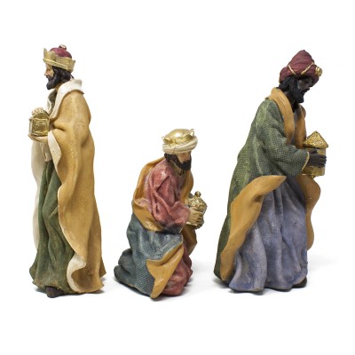 Natività in Resina Completa da 25 cm Set 9 pezzi 51217